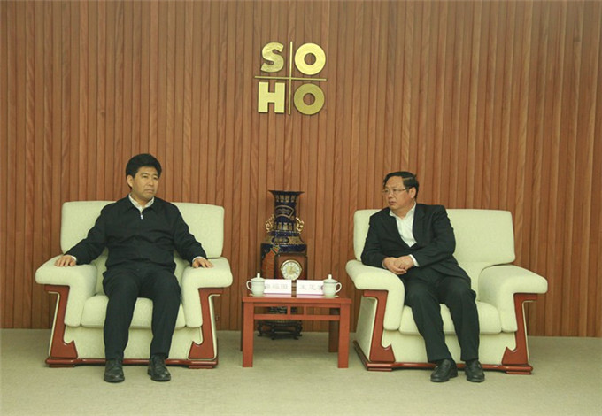 淮安市長曲福田、市政協(xié)主席王維凱到蘇豪控股集團(tuán)考察調(diào)研